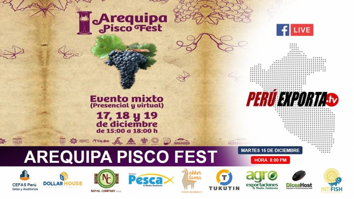 CONFERENCIA DE PRENSA DEL I AREQUIPA PISCO FEST